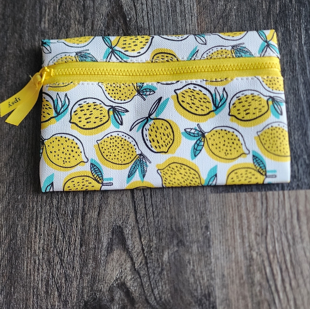 IPSY Glam Bag -  Lemon Makeup Bag